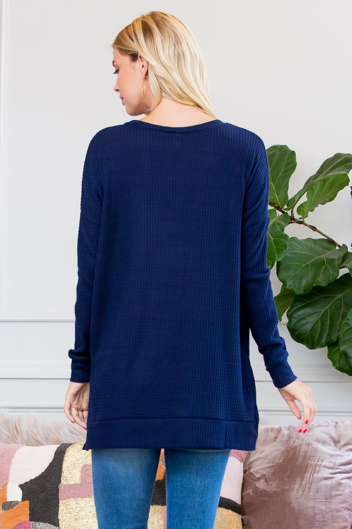 Sweter z termicznej dzianiny
